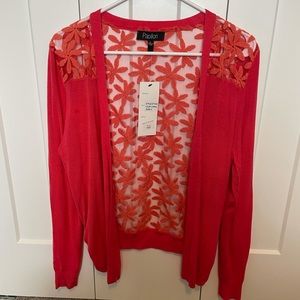 Papillon Coral cardigan, lace back